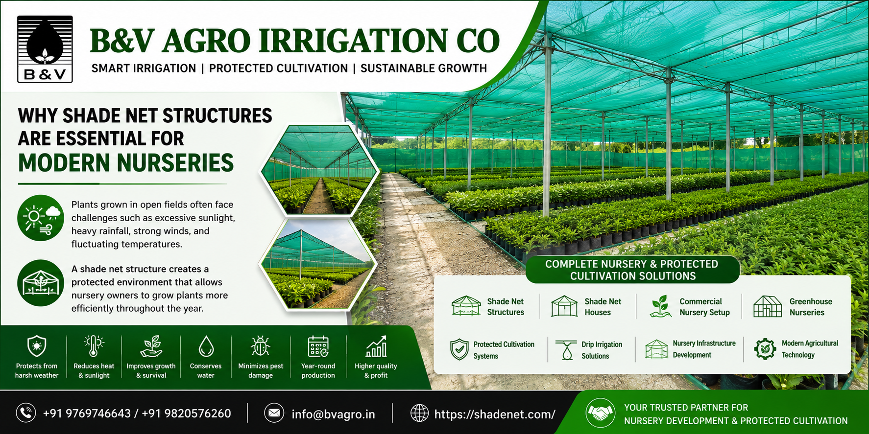 Why shade net structures are essential
